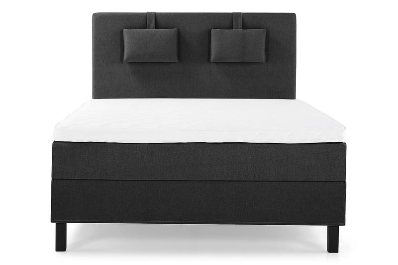 Lucky Kontinentalseng 140x200 Skum - Sort/Grå - Møbler - Senge - Kontinentalsenge