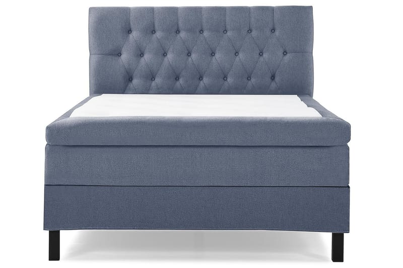 Lucky Kontinentalseng 140x200 polyester - Mørkeblå - Komplet sengepakke - Kontinentalsenge - Dobbeltsenge