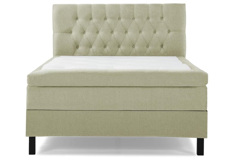 Lucky Kontinentalseng 140x200 polyester - grøn - Møbler - Senge - Kontinentalsenge