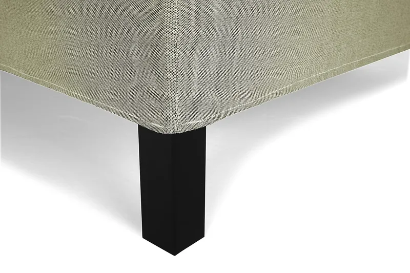 Lucky Kontinentalseng 140x200 polyester - grøn - Møbler - Senge - Kontinentalsenge