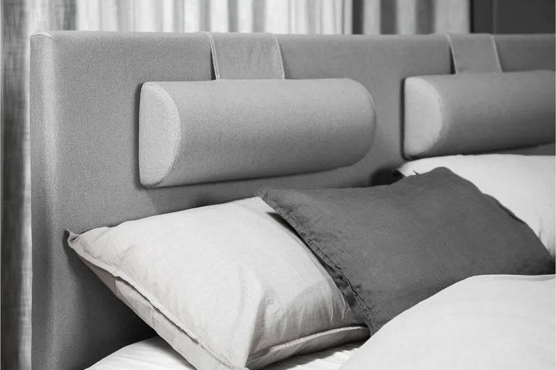 Lucky Kontinentalseng 150x200 - Grå - Møbler - Senge - Kontinentalsenge