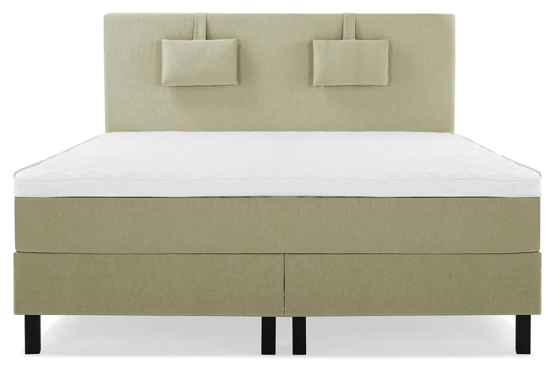 Lucky Kontinentalseng 150x200 Skum - grøn - Møbler - Senge - Kontinentalsenge