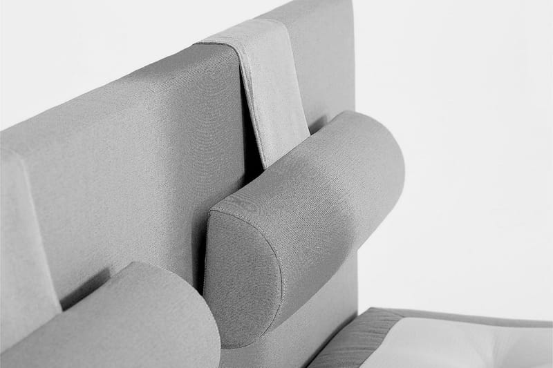 Lucky Kontinentalseng 150x200 Skum - Mellangrå - Møbler - Senge - Kontinentalsenge