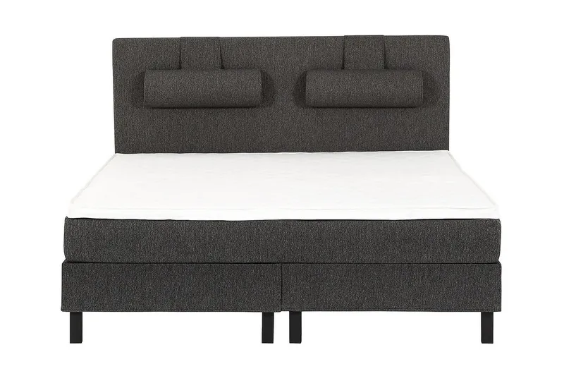 Lucky Kontinentalseng 150x200 Skum - Sort/Grå - Møbler - Senge - Kontinentalsenge