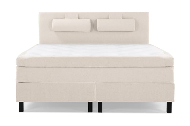 Lucky Kontinentalseng 150x200 polyester - Beige - Møbler - Senge - Kontinentalsenge