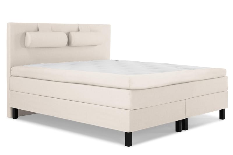 Lucky Kontinentalseng 150x200 polyester - Beige - Møbler - Senge - Kontinentalsenge