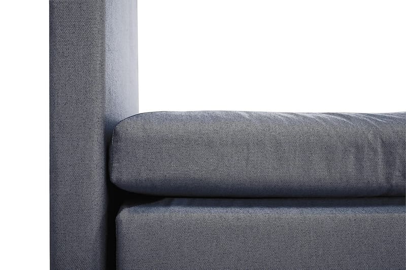 Lucky Kontinentalseng 150x200 polyester - Mørkeblå - Møbler - Senge - Komplet sengepakke
