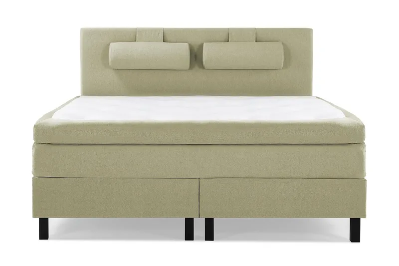 Lucky Kontinentalseng 150x200 polyester - grøn - Møbler - Senge - Kontinentalsenge