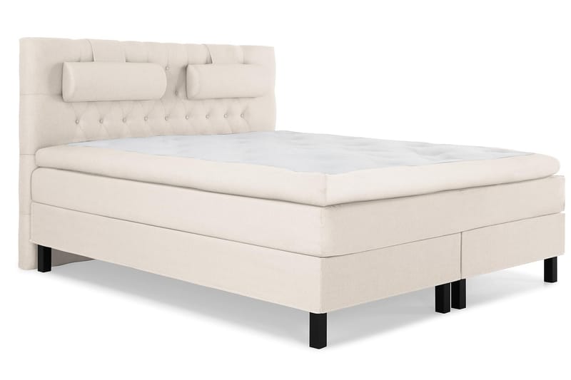 Lucky Kontinentalseng 160x200 Latexmadras - Beige - Møbler - Senge - Komplet sengepakke