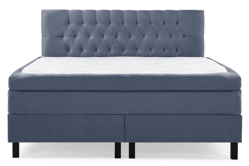 Lucky Kontinentalseng 160x200 Latexmadras - Mørkeblå - Møbler - Senge - Komplet sengepakke