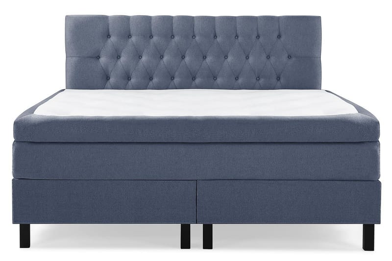 Lucky Kontinentalseng 160x200 Latexmadras - Mørkeblå - Møbler - Senge - Kontinentalsenge