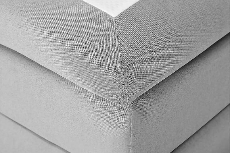 Lucky Kontinentalseng 160x200 Latexmadras - Mellangrå - Møbler - Senge - Kontinentalsenge