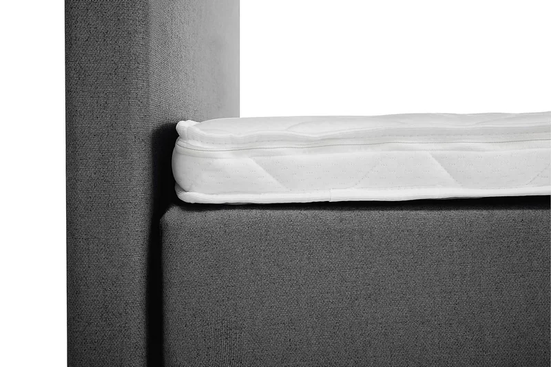 Lucky Kontinentalseng 160x200 Skum - Sort/Grå - Møbler - Senge - Kontinentalsenge