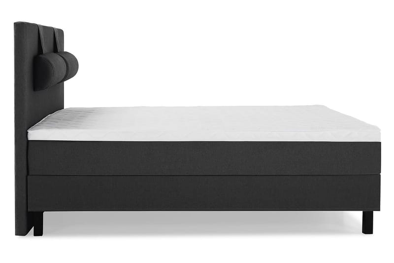 Lucky Kontinentalseng 160x200 Skum - Sort/Grå - Møbler - Senge - Kontinentalsenge