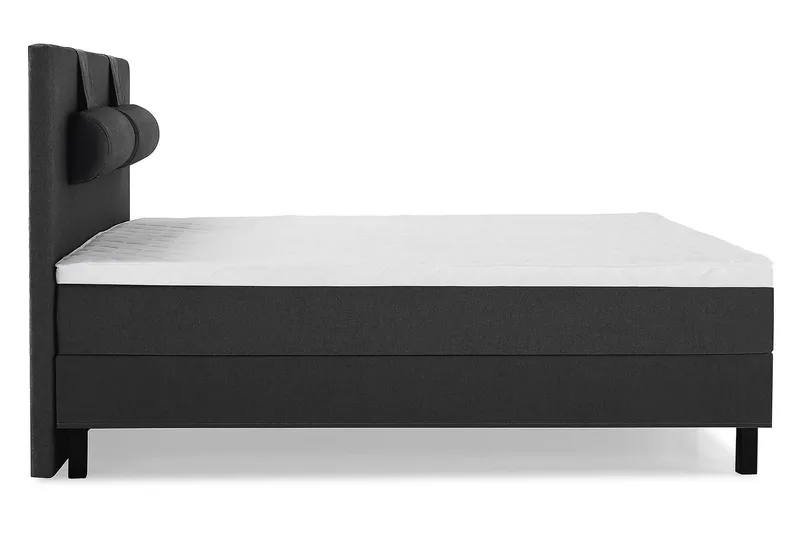 Lucky Kontinentalseng 160x200 Skum - Sort/Grå - Møbler - Senge - Kontinentalsenge
