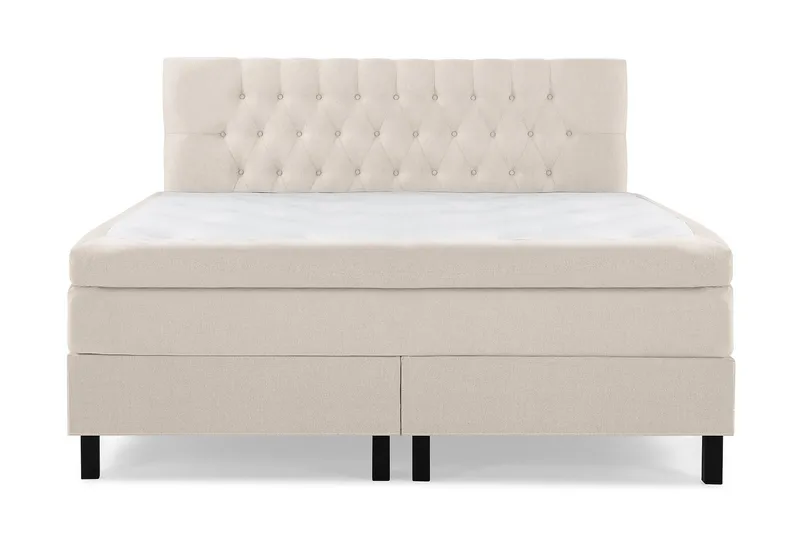 Lucky Kontinentalseng 180x200 Latexmadras - Beige - Møbler - Senge - Kontinentalsenge
