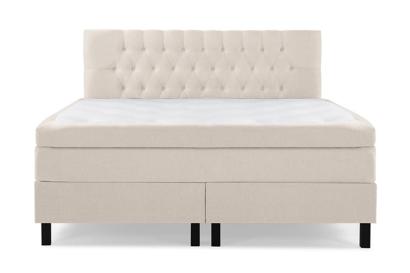 Lucky Kontinentalseng 180x200 Latexmadras - Beige - Møbler - Senge - Komplet sengepakke