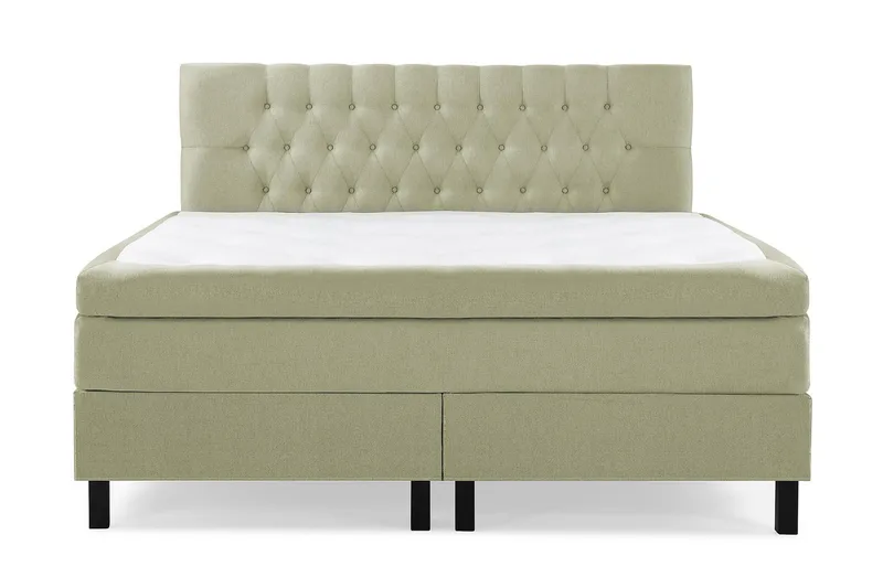 Lucky Kontinentalseng 180x200 Latexmadras - grøn - Møbler - Senge - Kontinentalsenge