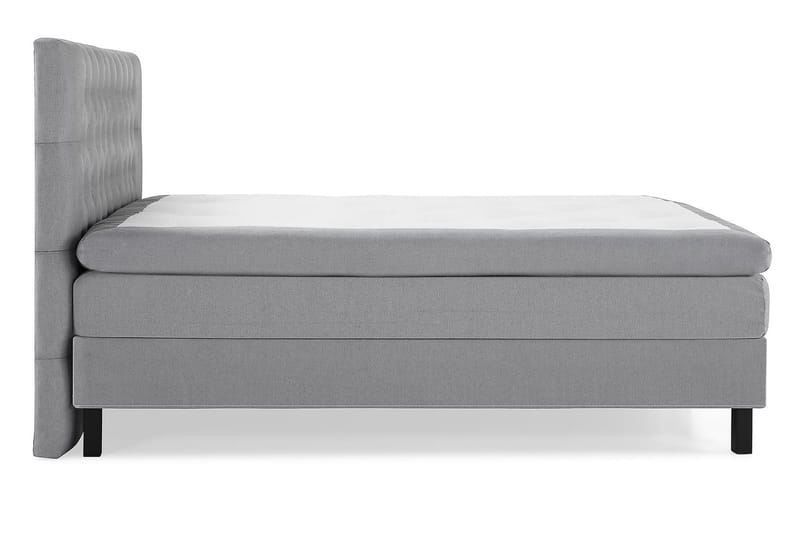 Lucky Kontinentalseng 180x200 Latexmadras - Mellangrå - Møbler - Senge - Kontinentalsenge