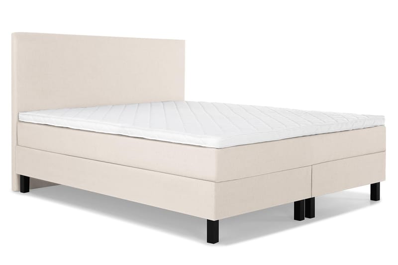 Lucky Kontinentalseng 180x200 Skum - Beige - Møbler - Senge - Komplet sengepakke