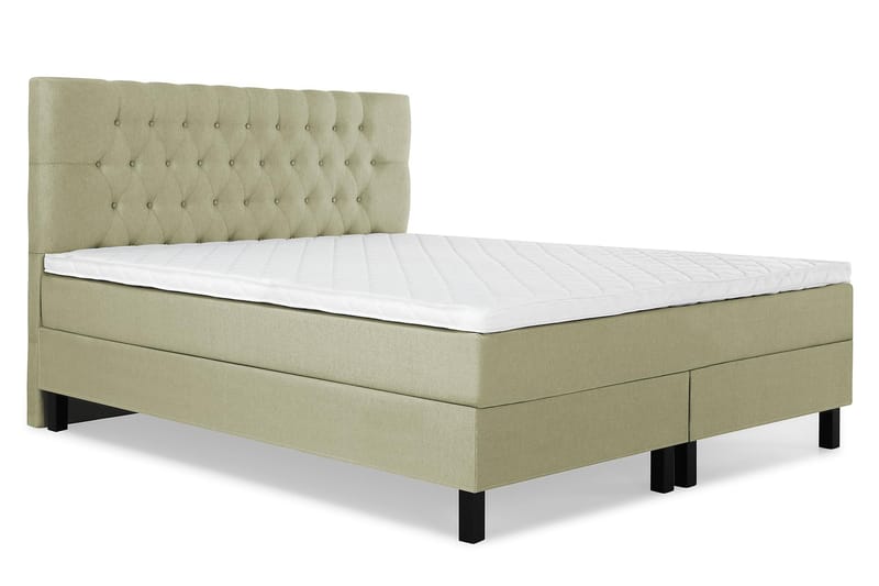 Lucky Kontinentalseng 180x200 Skum - grøn - Møbler - Senge - Komplet sengepakke