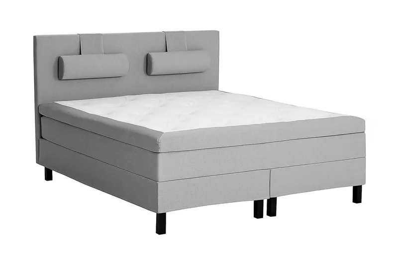 Lucky Kontinentalseng 180x200 polyester - Mellangrå - Møbler - Senge - Kontinentalsenge