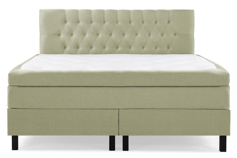 Lucky Kontinentalseng 180x200 polyester - grøn - Komplet sengepakke - Kontinentalsenge - Dobbeltsenge
