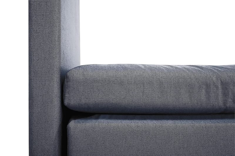 Lucky Kontinentalseng 180x200 polyester - Mørkeblå - Komplet sengepakke - Kontinentalsenge - Dobbeltsenge