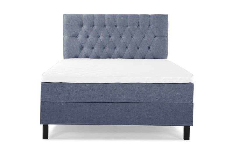 Lucky sengepakke 140x200 Skum Diamant - Mørkeblå - Møbler - Senge - Kontinentalsenge