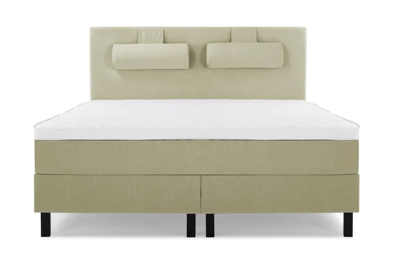 Lucky sengepakke 150x200 skumkerne glat Gavl, grøn