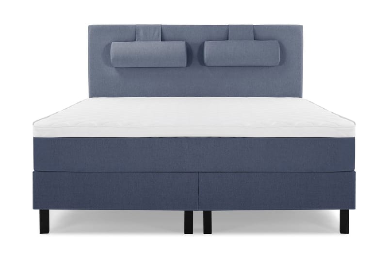 Lucky sengepakke 150x200 skumkerne glat Gavl - Mørkeblå - Møbler - Senge - Kontinentalsenge