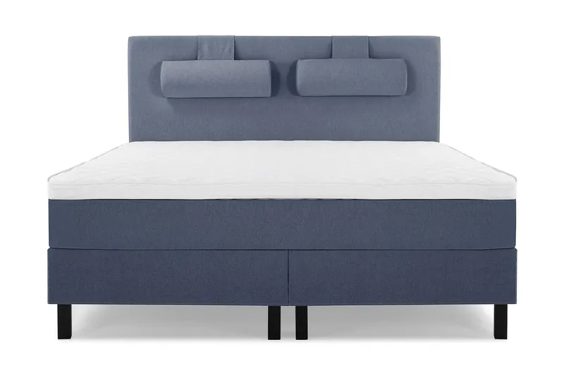 Lucky sengepakke 150x200 skumkerne glat Gavl - Mørkeblå - Møbler - Senge - Kontinentalsenge