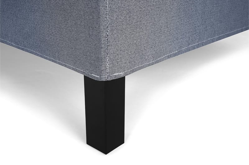 Lucky sengepakke 180x200 polyester glat Sengegavl - Mørkeblå - Møbler - Senge - Kontinentalsenge