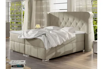 Lyckorna Kontinentalseng 140x200 cm - Beige - Møbler - Senge - Kontinentalsenge