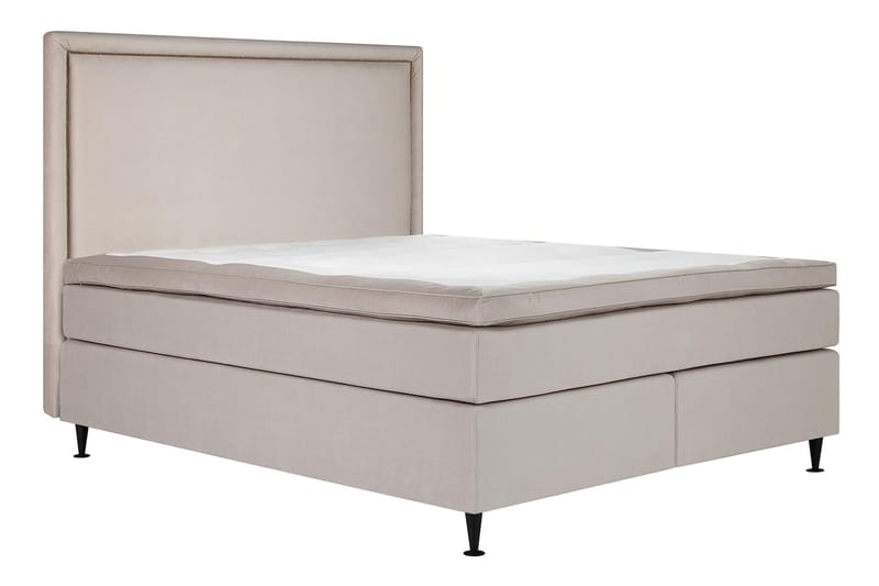 Lysekil Kontinentalseng 140x200 cm Fast - Beige - Møbler - Senge - Komplet sengepakke