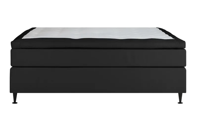 Lysekil Kontinentalseng 140x200 cm Fast - Mørkegrå - Møbler - Senge - Kontinentalsenge