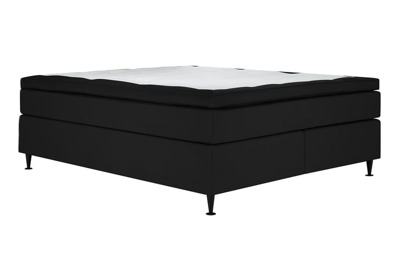 Lysekil Kontinentalseng 140x200 cm Medium - Mørkegrå - Komplet sengepakke - Kontinentalsenge