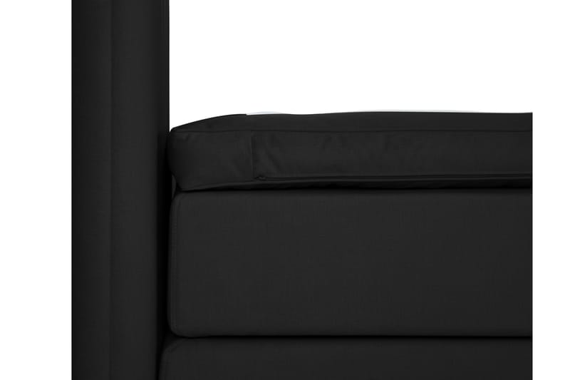 Lysekil Sengepakke Kontinentalseng 140x200 cm Fast - Mørkegrå - Komplet sengepakke - Kontinentalsenge
