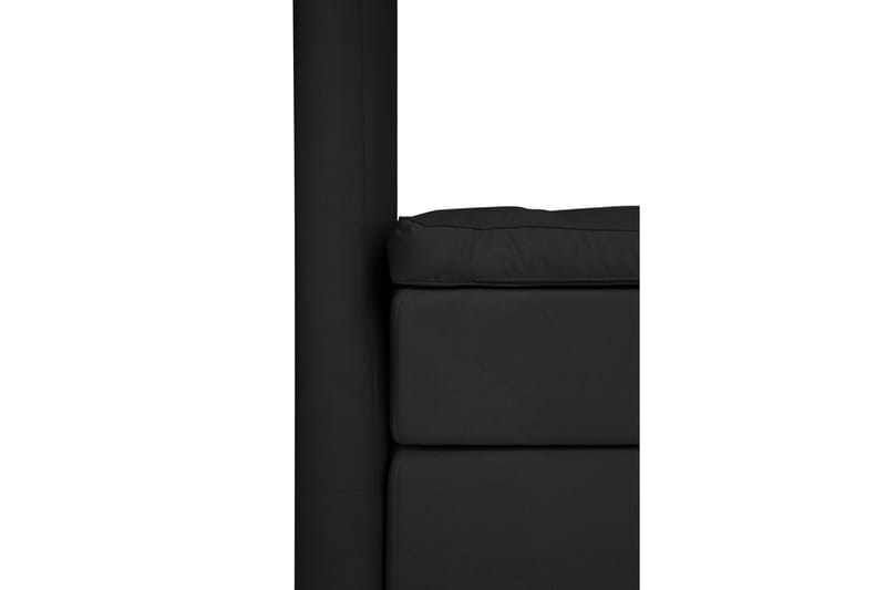 Lysekil Sengepakke Kontinentalseng 140x200 cm Fast/Medium - Mørkegrå - Komplet sengepakke - Kontinentalsenge
