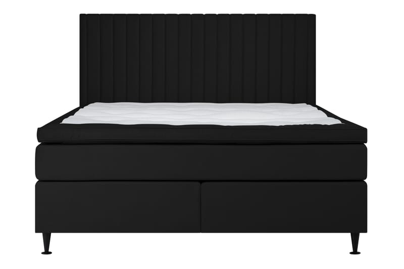 Lysekil Sengepakke Kontinentalseng 140x200 cm Medium - Mørkegrå - Komplet sengepakke - Kontinentalsenge