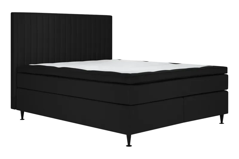 Lysekil Sengepakke Kontinentalseng 160x200 - Mørkegrå - Møbler - Senge - Kontinentalsenge