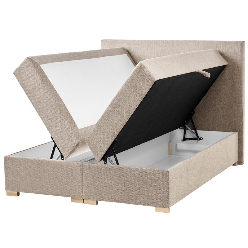 Kontinentalseng Major 120x200 cm - Taupe - Møbler - Senge - Enkeltsenge