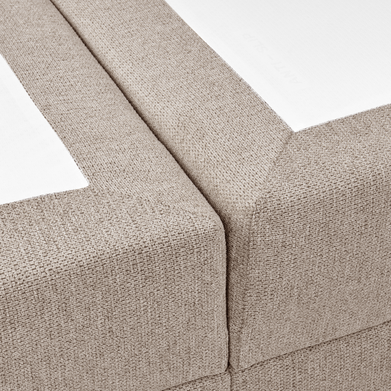 Kontinentalseng Major 140x200 cm - Taupe - Møbler - Senge - Enkeltsenge