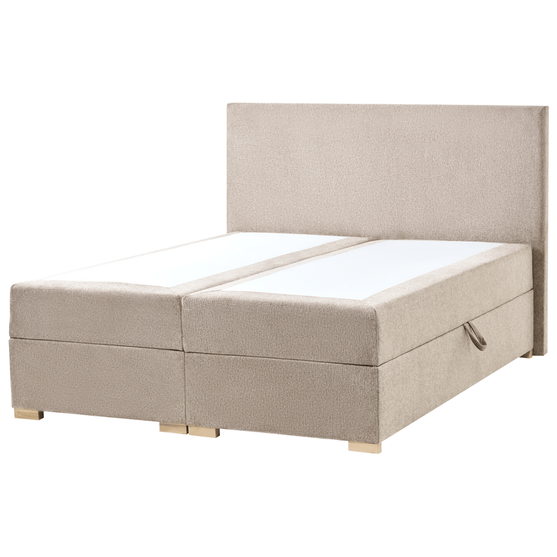 Kontinentalseng Major 140x200 cm - Taupe - Møbler - Senge - Enkeltsenge