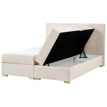Kontinentalseng Major 160x200 cm - Lys beige - Møbler - Senge - Enkeltsenge