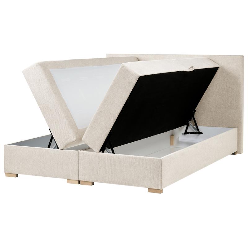 Kontinentalseng Major 160x200 cm - Lys beige - Møbler - Senge - Enkeltsenge