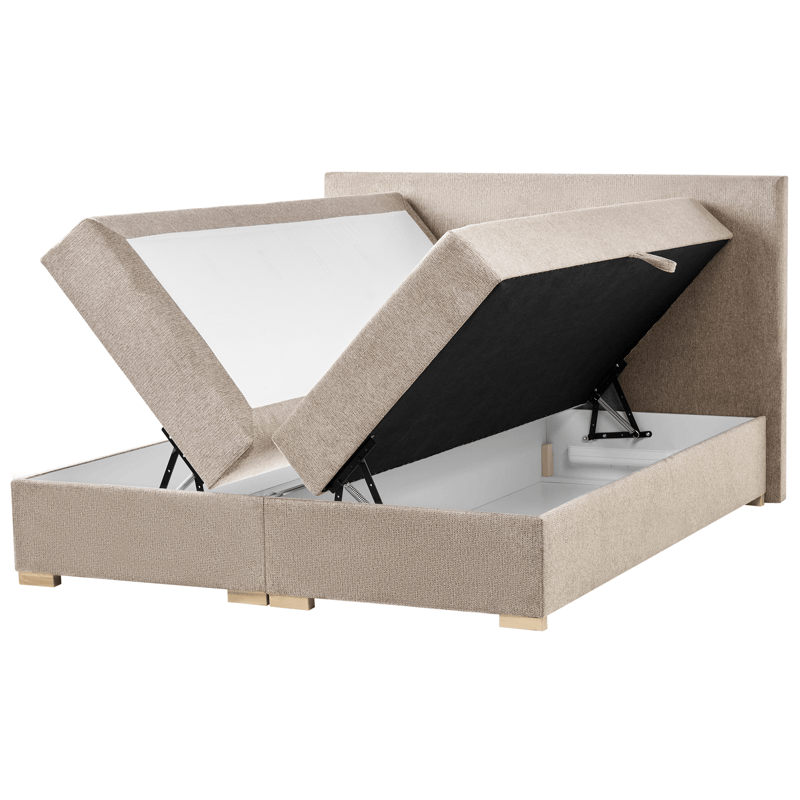 Kontinentalseng Major 160x200 cm - Taupe - Møbler - Senge - Enkeltsenge