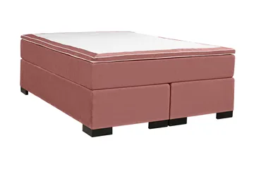 Malta kontinentalseng 180x200 cm - Pink / Velour - Møbler - Senge - Kontinentalsenge