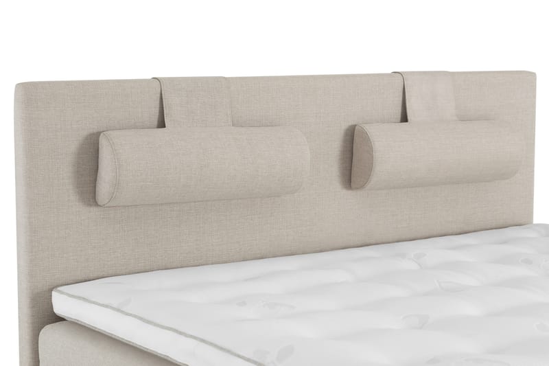May Kontinentalseng 210x210 hestehår - Beige - Møbler - Senge - Kontinentalsenge