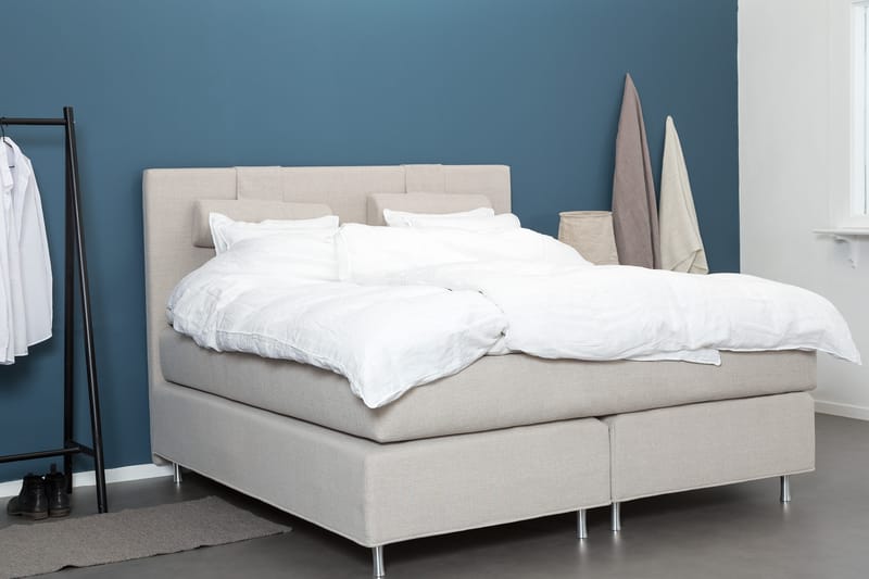 May Kontinentalseng 210x210 hestehår - Beige - Møbler - Senge - Kontinentalsenge
